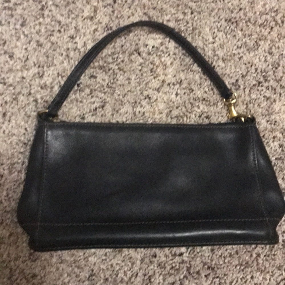 🌈Reduced 🌈Black leather coach small shoulder bag